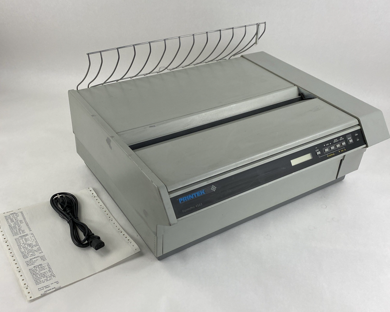 Printek Formspro 4503 Dot Matrix Printer 90484 Tested