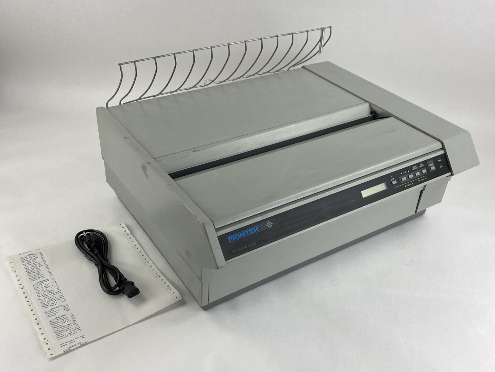 Printek Formspro 4503 Dot Matrix Printer 90484 Tested0