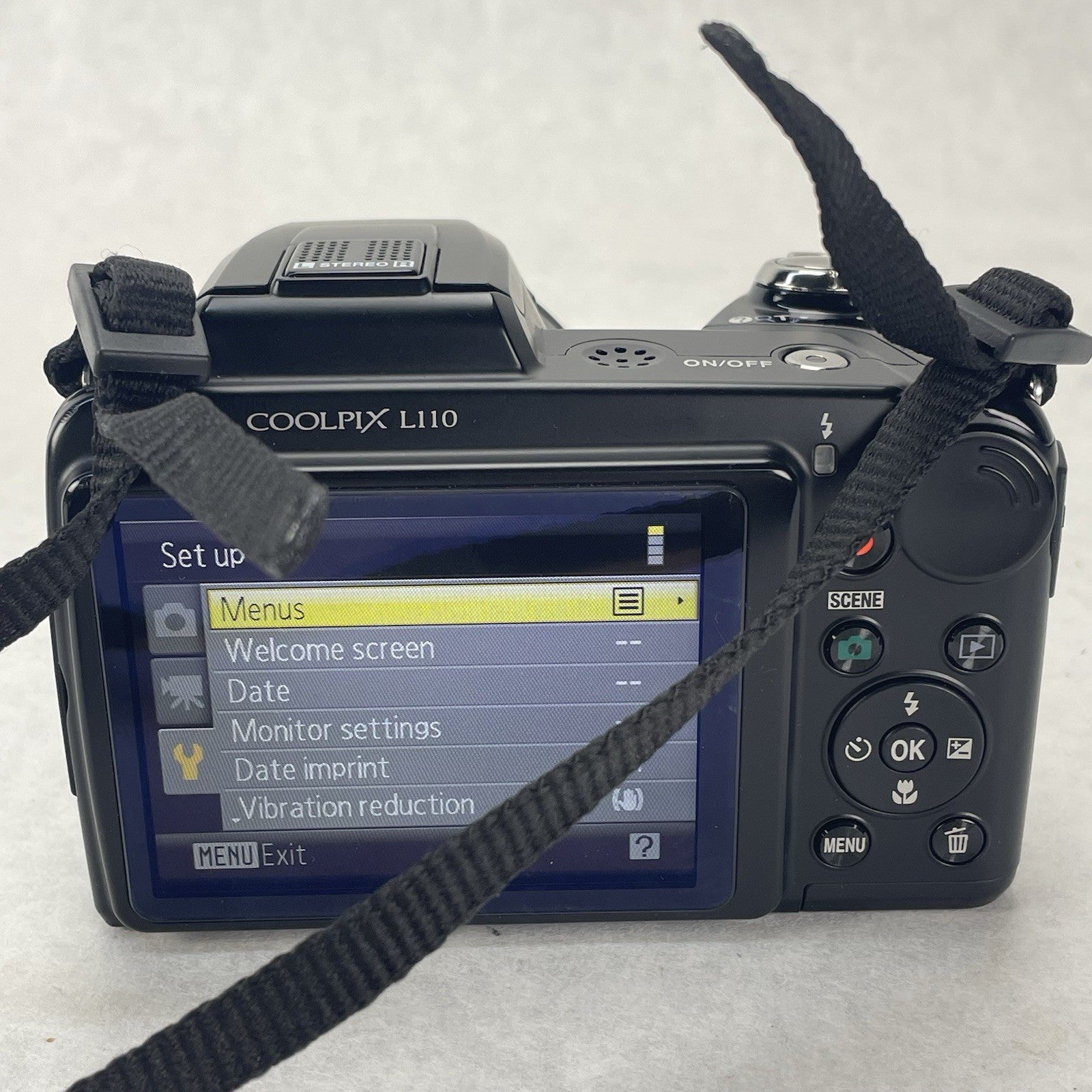 Nikon Coolpix L110 12.1MP Digital Camera Black Tested Camera Only3