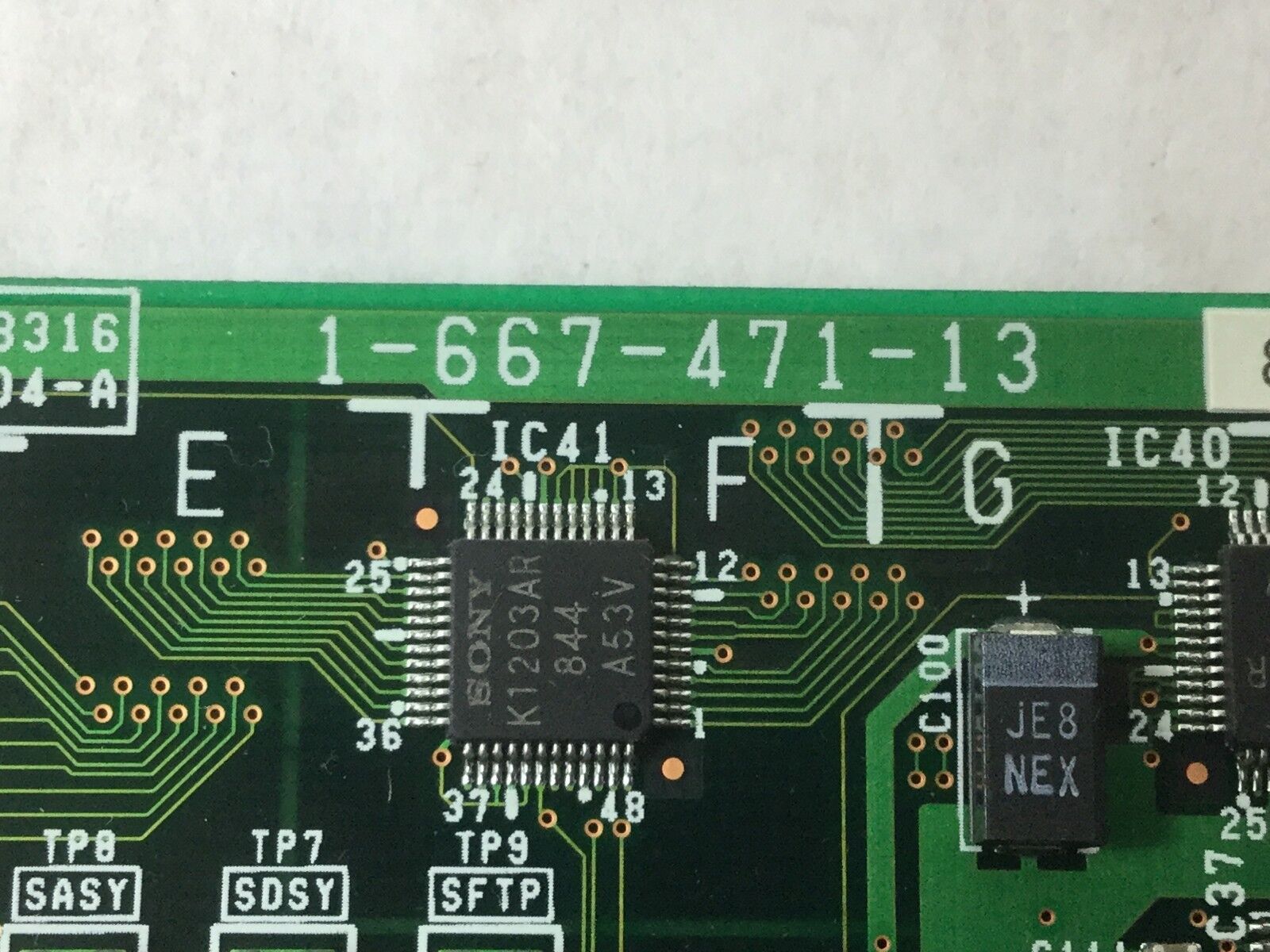 Genuine Sony Circuit Board (Removed from Betacam SX) 1-667-471-13 (A810353T)