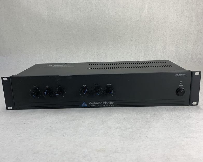 Australian Monitor Installlation Series AMC30 2RU 30W Mixer Amplifier