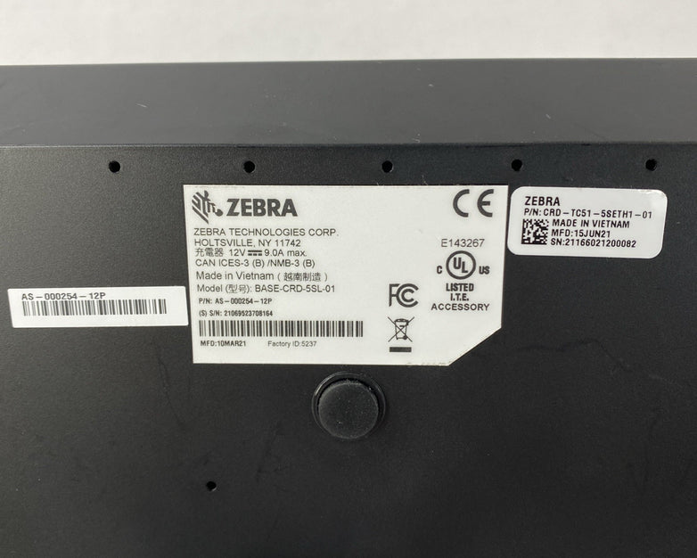 Zebra Technologies Base-Crd-5sl-01 - 5 Slot cradle Charge
