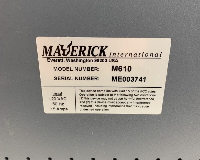 Maverick M-610 Check Encoder Tested Needs Ribbon