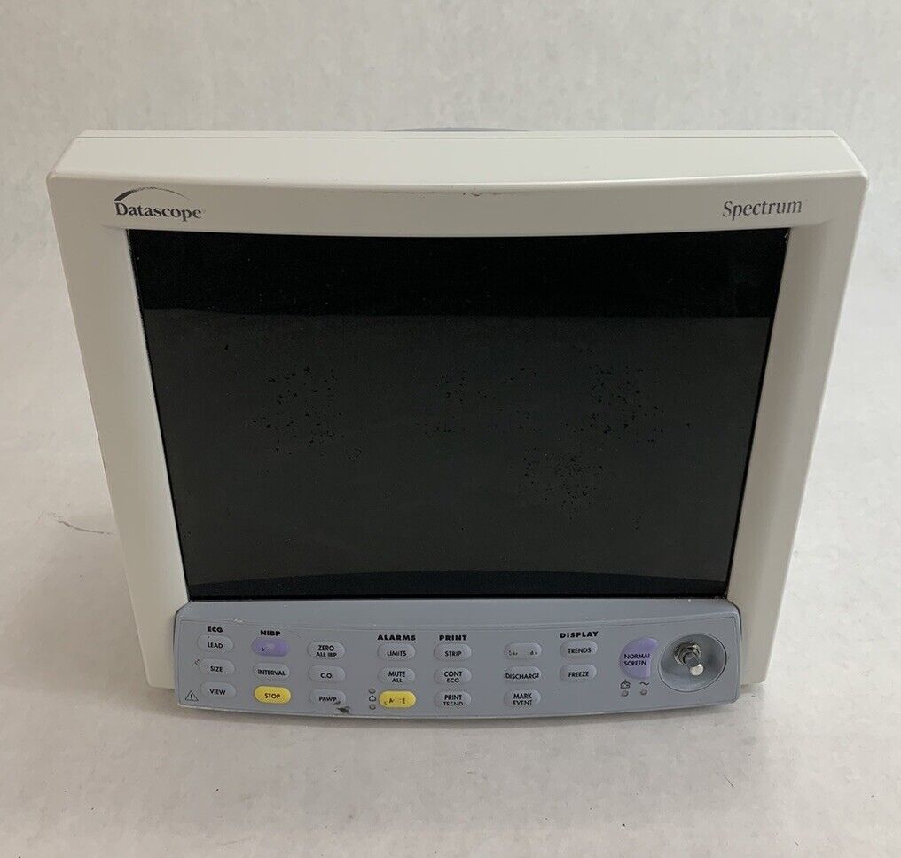 Datascope Spectrum 0998-00-0500-1006A Patient Monitor (Parts and Repair)