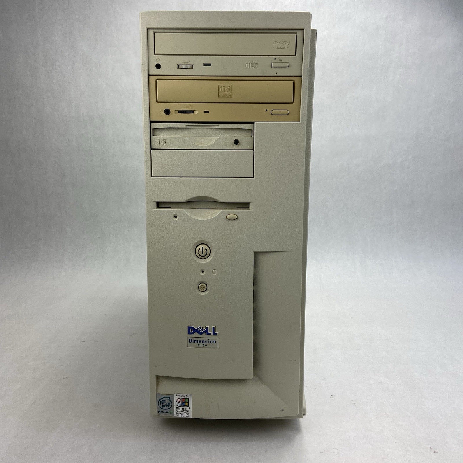 Dell Dimension 4100 MT Intel Celeron 999MHz 512BM RAM No HDD No OS1