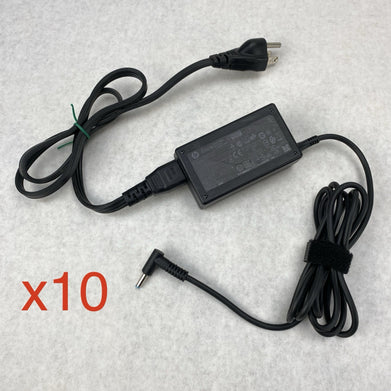 HP TPN-CA16 65W 19.5V 3.33A Blue Tip Barrel Laptop AC Adapter (Lot of 10)