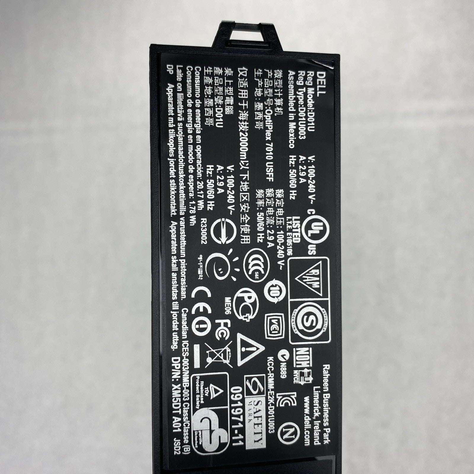 Dell OptiPlex 7010 USFF Intel Core i5-3475s 2.90GHz 4GB RAM DVDRW No HDD OS