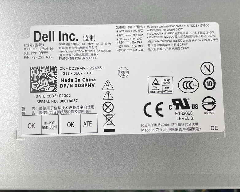 Dell Optiplex 7010 MT i5-3470 3.20 GHz 4 GB RAM No HDD/OS