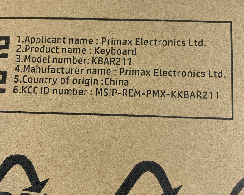 HP 803181-001 USB Slim KB Win 8 US Keyboard KBAR211  KU-1469 - Lot of 6
