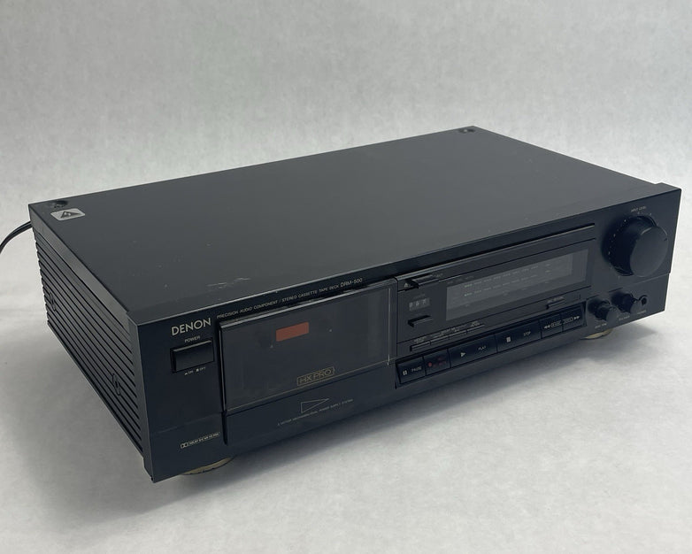 Denon DRM-500 Dolby Stereo Cassette Tape Deck Tested