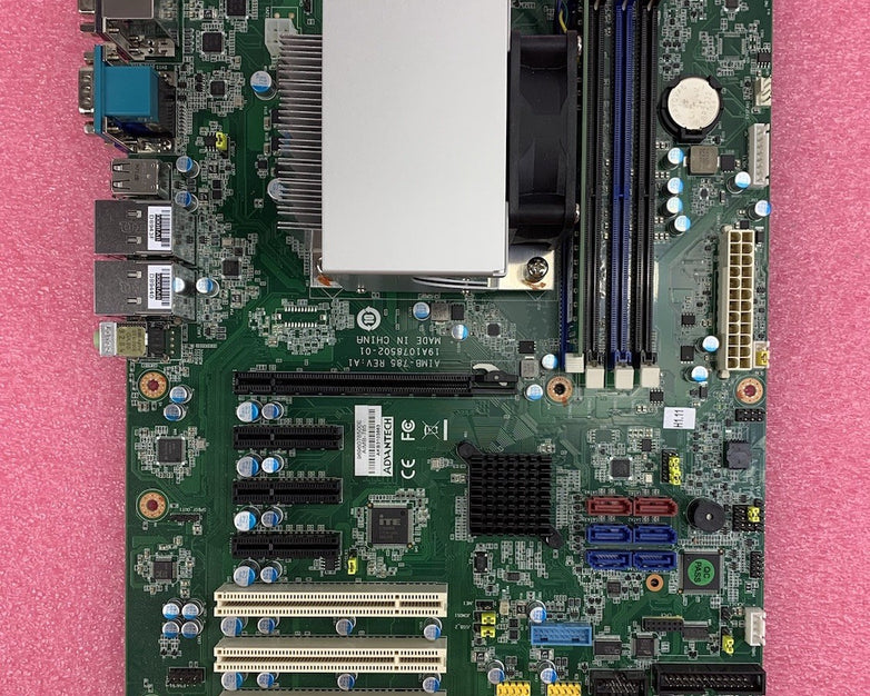 Advantech AIMB-785 Motherboard Intel Core i7-6700 3.40GHz 8GB RAM w/ Shield