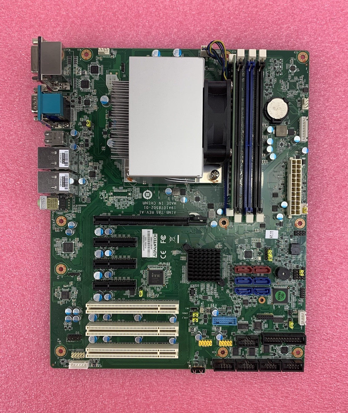 Advantech AIMB-785 Motherboard Intel Core i7-6700 3.40GHz 8GB RAM w/ Shield