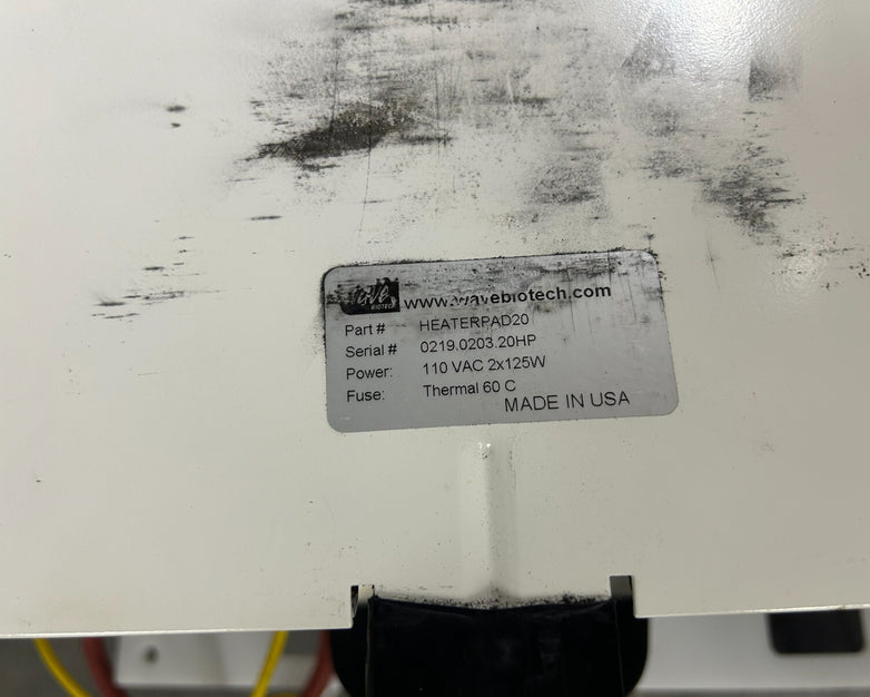 Wave Bioreactor 20/50EH GE Healthcare w/ 20L Holder and Heat Pad