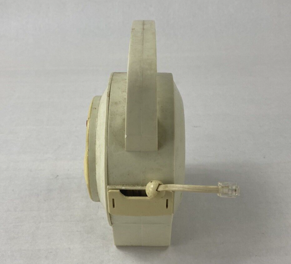 Vintage PORT-A-PHONE Leviton Cable 50 Foot Telephone Cord Reel Double Outlet