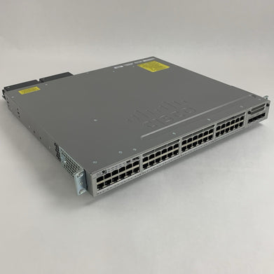 Cisco WS-C3850-48PW-S V07 PoE+ 48-Port Network Switch Tested w/ C3850-NM-4-1G