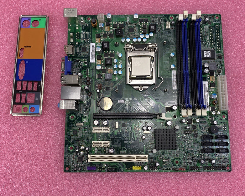 Gateway DX4840 Motherboard Intel Core i3-550 2.0GHz No RAM w/ Shield