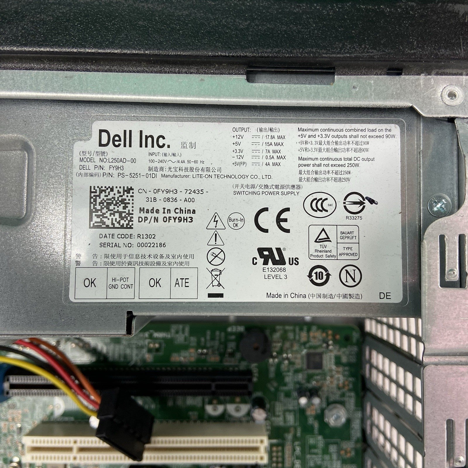 Dell Optiplex 7010 DT Intel Core i3-3220 3.3GHz 4GB RAM No HDD No OS9