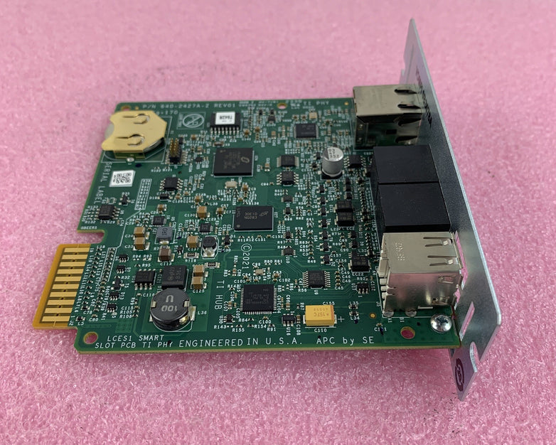 APC AP9641 UPS Network Management Card 3 with 2 USB ports Tested Reset