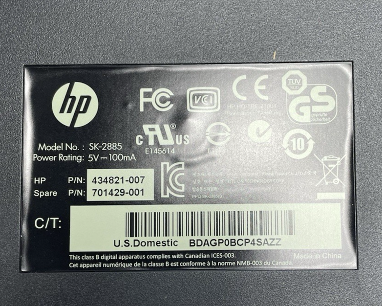HP USB Kybd JB Win 8 Keyboard Open Box