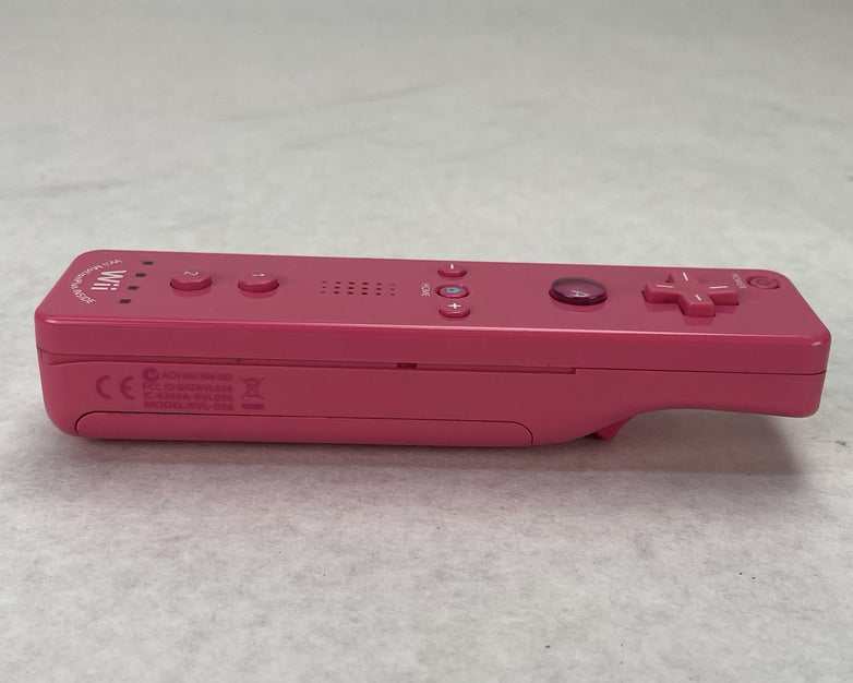 Nintendo RVL-036 Wii Remote Pink Wii MotionPlus - Tested