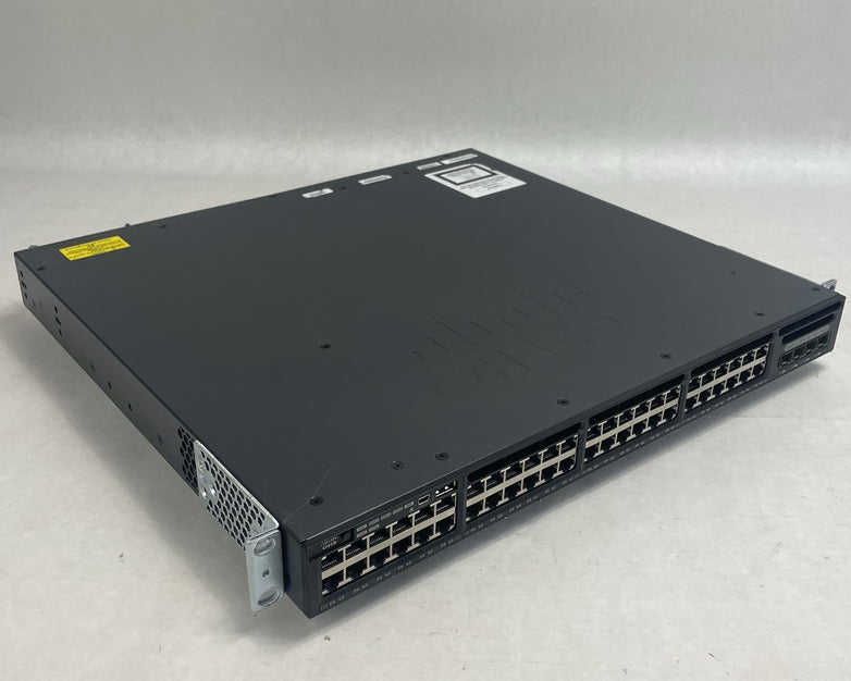 Cisco WS-C3650-48PS-S V02 Tested & Reset 1X PSU