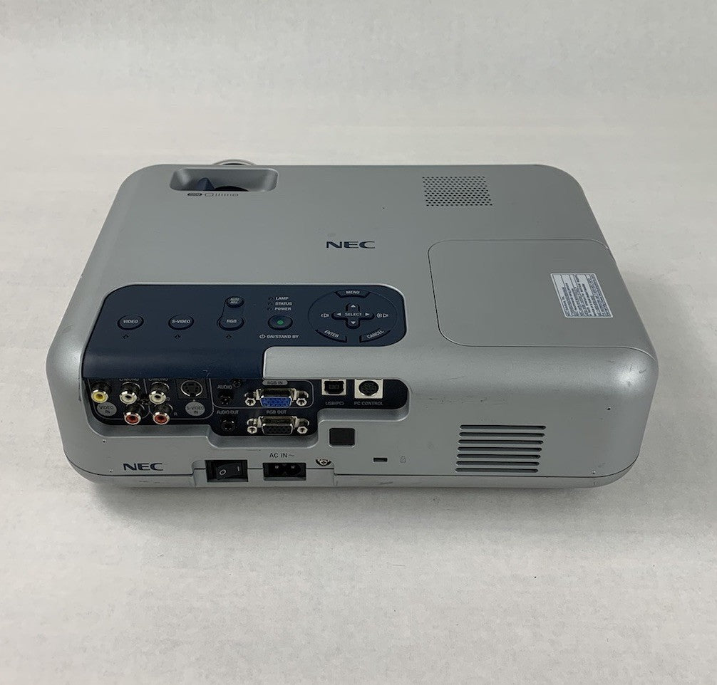 NEC VT660K LCD Projector 349 Lamp Hours
