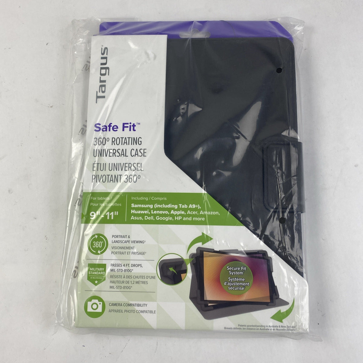 Targus Safe Fit 9"-11" 360 Rotating Case - Lot of 3 2