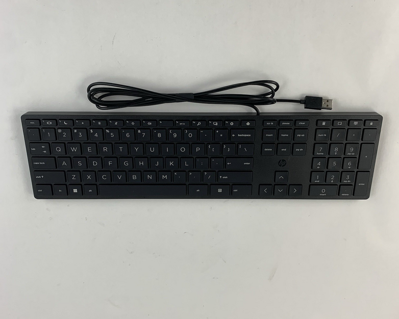 HP L969-001 Wired Desktop 320k & Halley USB Keyboard - Untested - Lot of 5