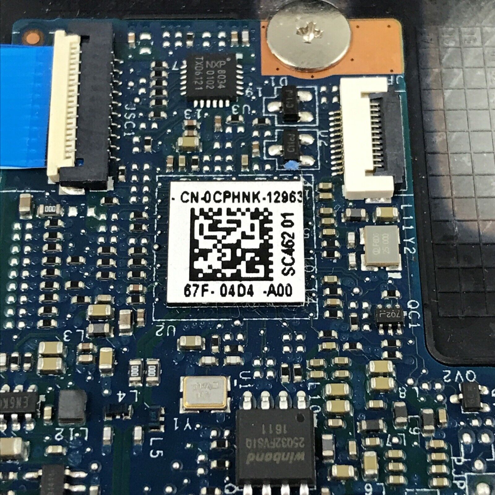 Dell A151N6 Latitude 5570 Palmrest Touchpad BIC03 A151N6 w/ Keyboard FP37Y