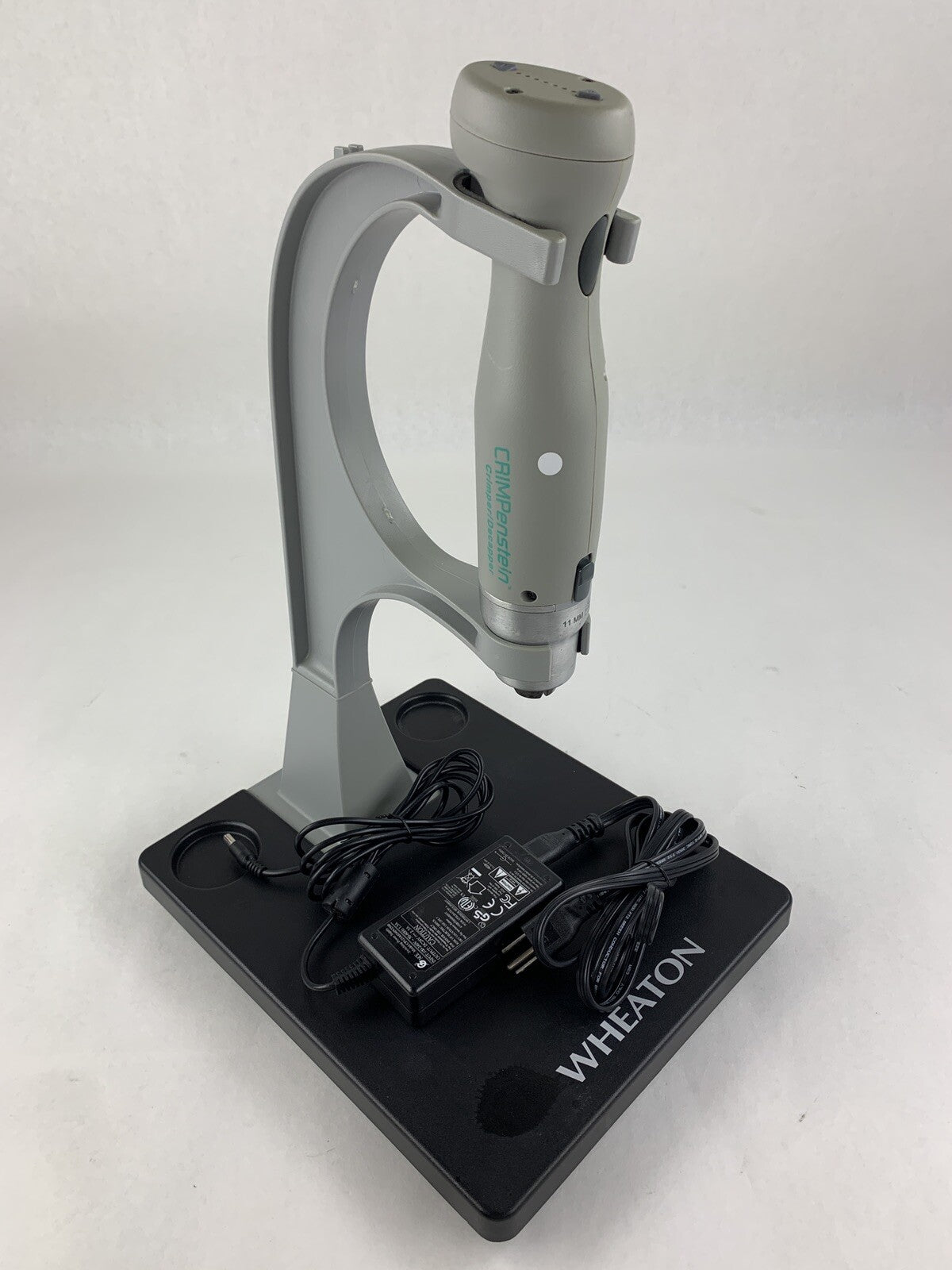 Wheaton 50098192 CRIMPenstein Electric Crimper/Decapper Hand Tool 11MM w/ Stand