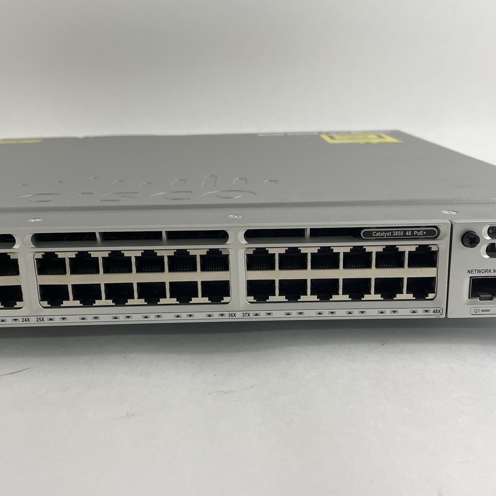 Cisco WS-C3850-48U-S V07 48-Port UPoE Switch  2x 1100W PSU Tested & Reset3