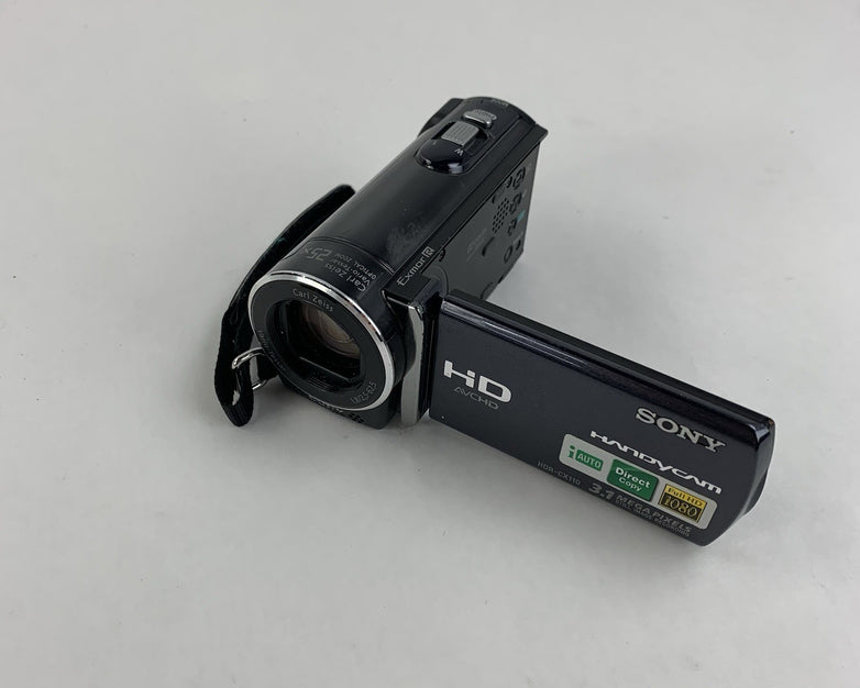 Sony HDR-CX110 Handheld Camcorder - Untested - No Battery or Charger Included