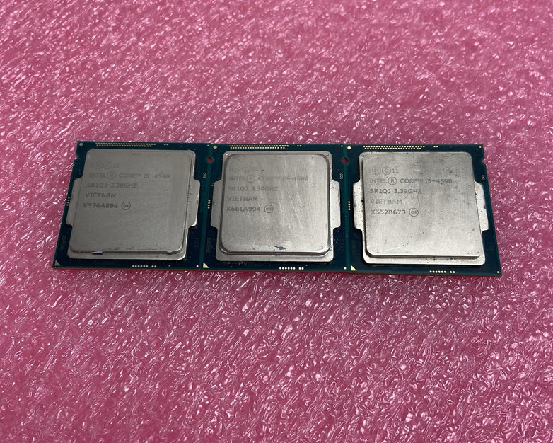 Lot of 3 Intel Core i5-4590 SR1QJ 3.3GHz Desktop CPU