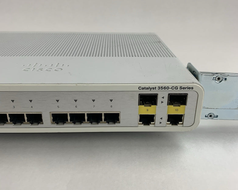 Cisco Catalyst 3560 WS-C3560CG-8TC-S Managed Switch 8-Port 1GbE Tested w/ Ears