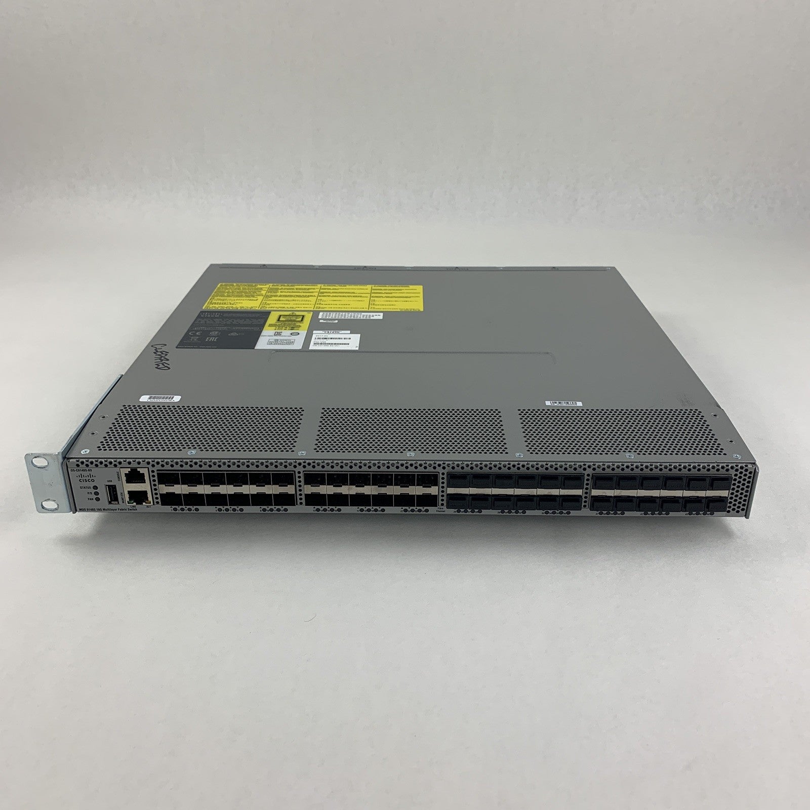 Cisco DS-C9148S-K9 MDS 9148S 16G Multilayer Fabric Switch Tested 2x Power Supply