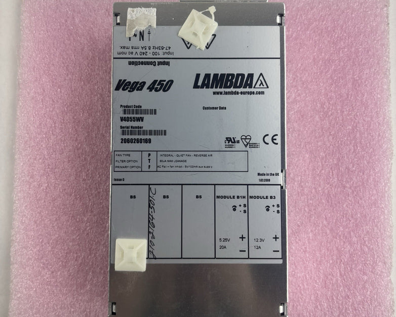 Lambda Vega 450 Power Supply V40616F 450W Industrial PSU Untested