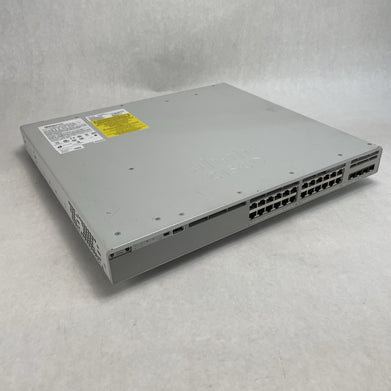 Cisco C9300L 24T 4G E V01 Switch Damaged Bezel/Chassis Tested and Reset
