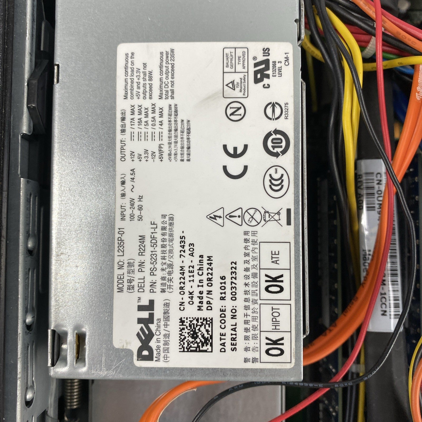 Dell OptiPlex 780 SFF Intel Core 2 Duo Q8400 2.66GHz 8GB RAM No HDD No OS