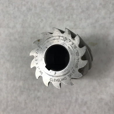 Cleveland Twist Drill Co U.S.A. 2 1/2 x 3 x 1" High Speed Steel End Mill Plainer