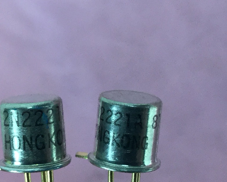 NEW Fairchild 2N2221A Bipolar Transistors - BJT, TO-18, Lot of 20