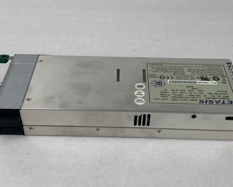 ETASIS Model EFRP-553V3 550W Redundant Power Supply