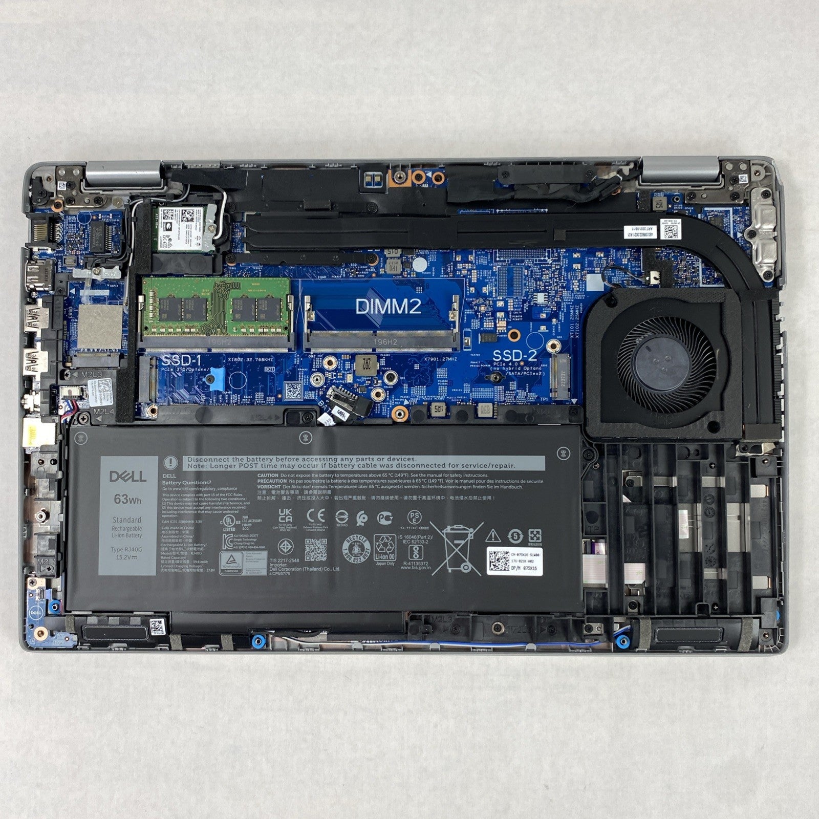 Dell Latitude 5520 Intel Core i5-1145G7 2.6 GHz 16 GB RAM 15.6" No SSD No OS