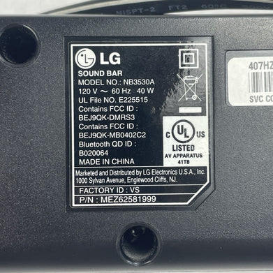 LG  NB3532A Bluetooth Soundbar