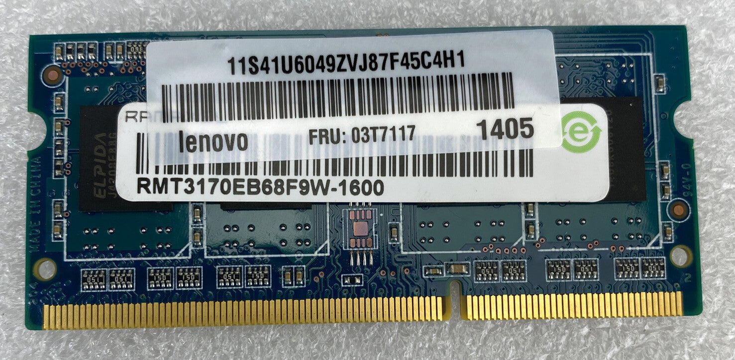 4X4GB Ramaxel RMT3170EB68F9W-1600 PC3-12800 DDR3 1600MHz Laptop Memory RAM2