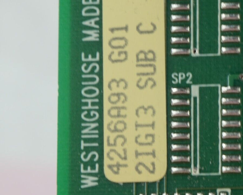 WESTINGHOUSE 4256A93A02 2IGI3 SUB C
