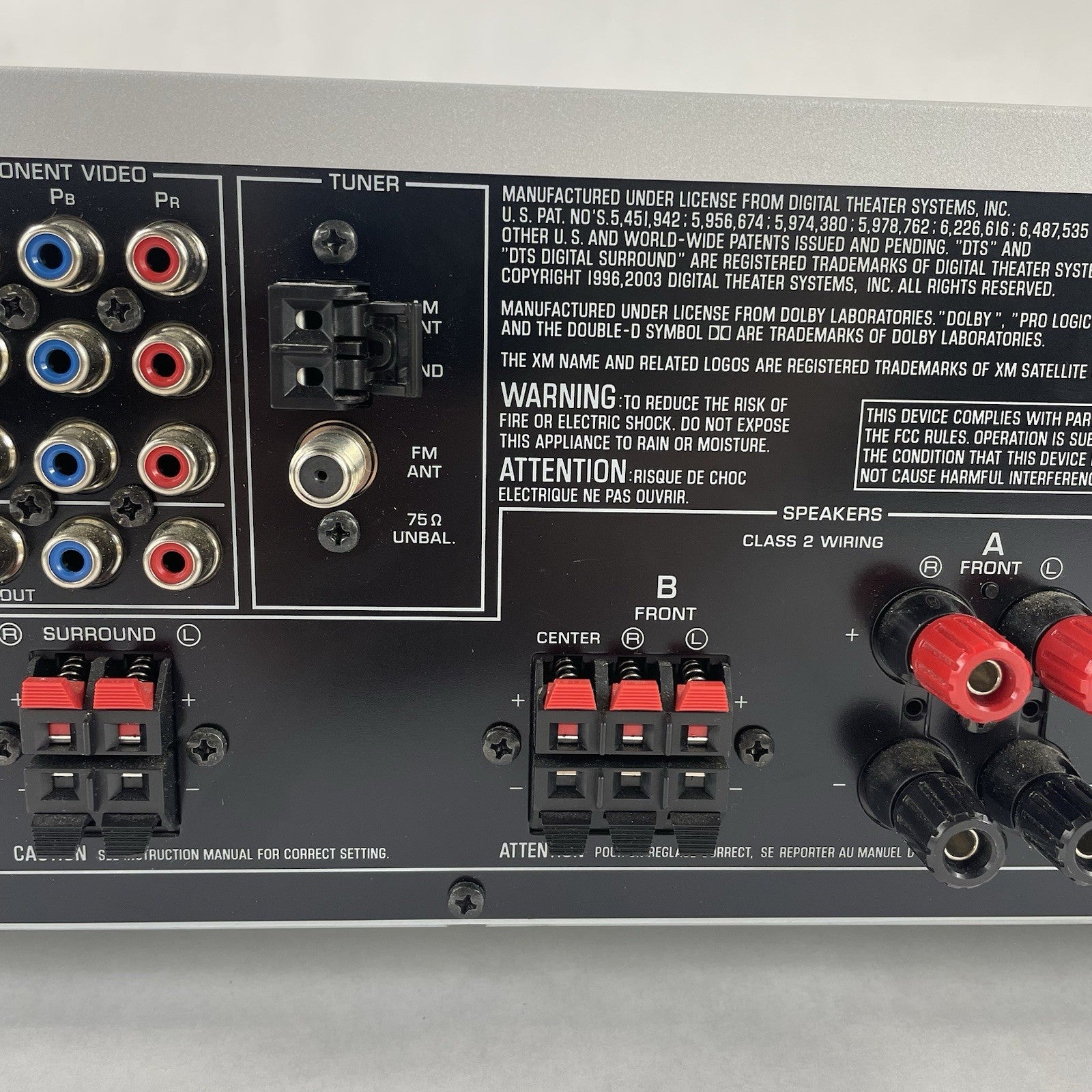 Yamaha HTR-5930 5.1 Channel Home Theater Audio Receiver No Remote For Parts