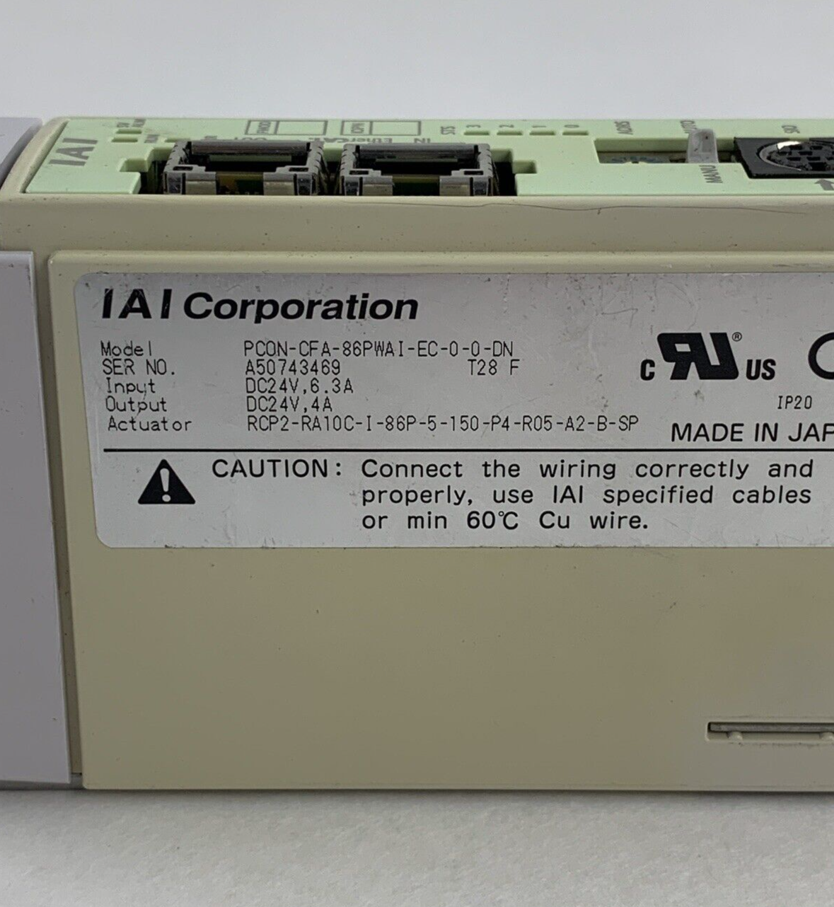 IAI PCON-CFA-86PWAI-EC-0-0-DN ROBO Cylinder Position Controller - Parts/Repair5