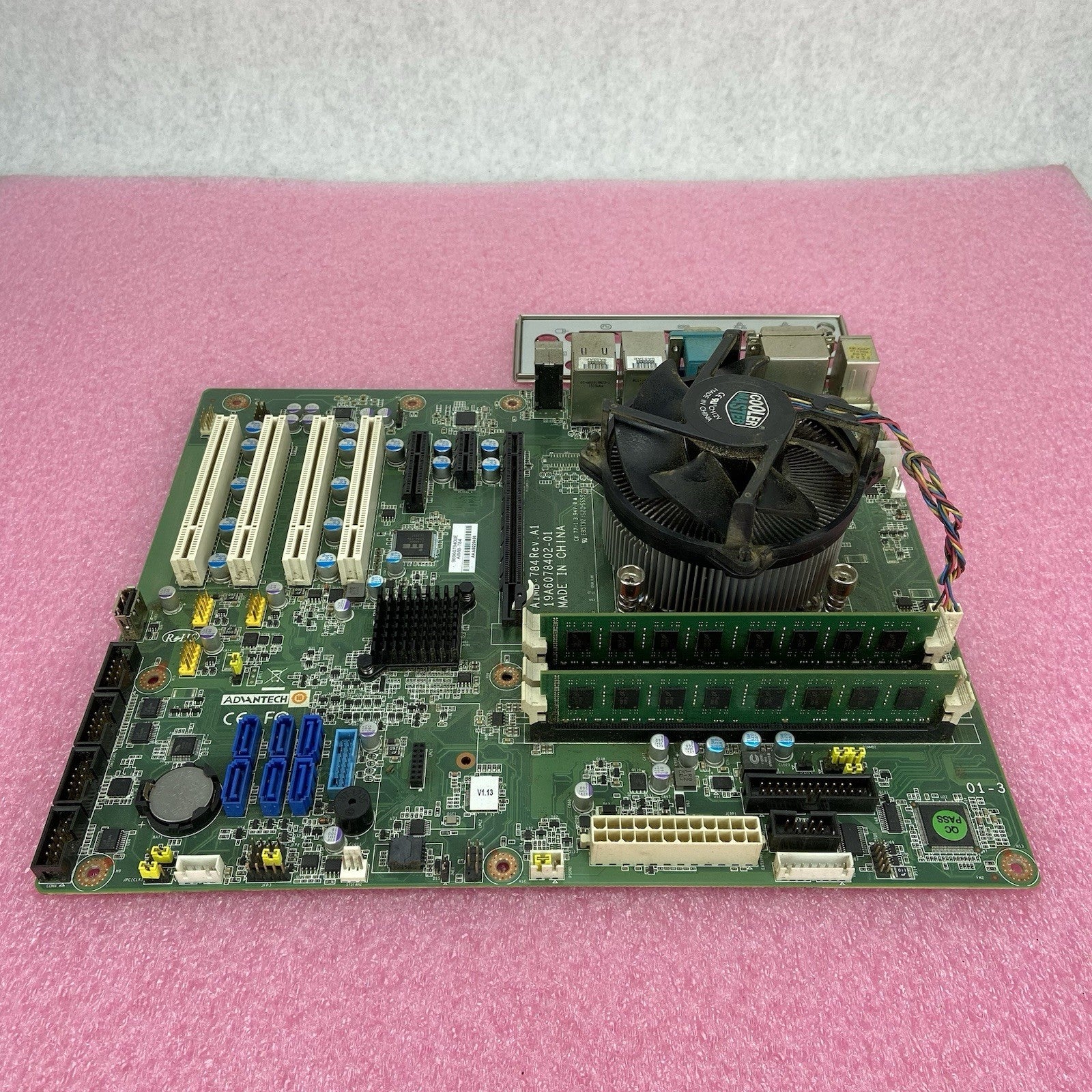 Advantech AIMB-784 Motherboard Intel Core i5-4570S 2.9GHz 8GB RAM w/IO2