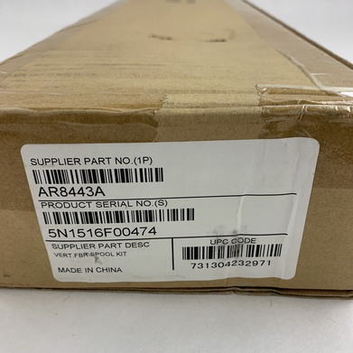 APC AR8443A Rack Cable Management Panel Black 0U New Box Opened
