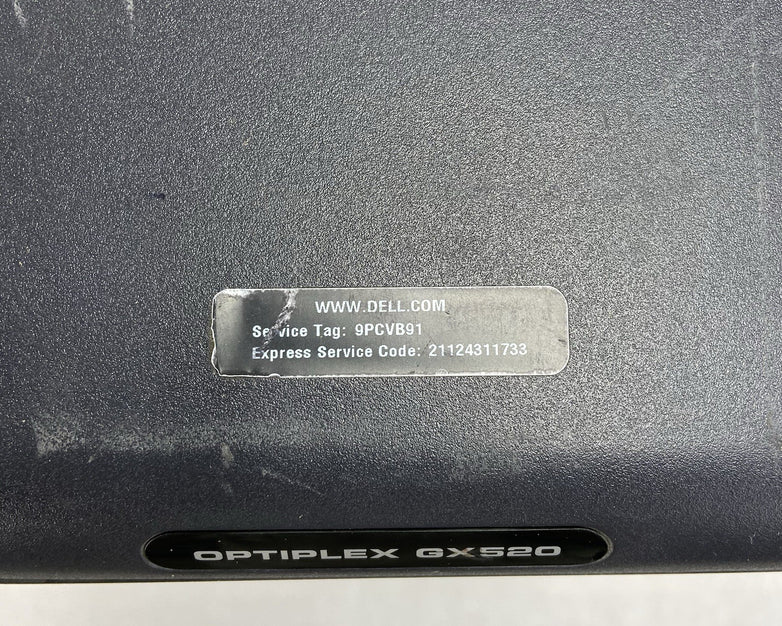 Dell Optiplex GX520 MT Intel Pentium 4 2.8GHz 1GB RAM No HDD No OS